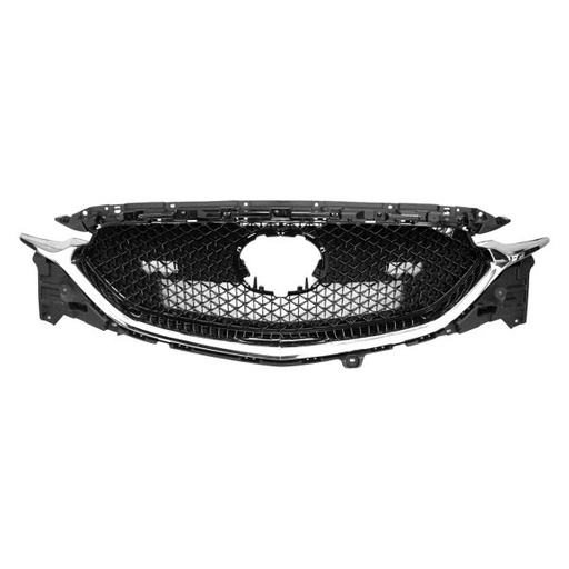 [MA1200215] [MA1200215] Grille assy MAZDA CX-5 2017-2021; 2.2L|2.5L|2.5L TURBO; w/o Chrome Ornament; Matte Black