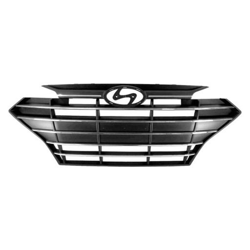 [HY1200212] Grille assy HYUNDAI ELANTRA 2019-2020: Sedan; USA Built; w/o Intelligent Cruise Control