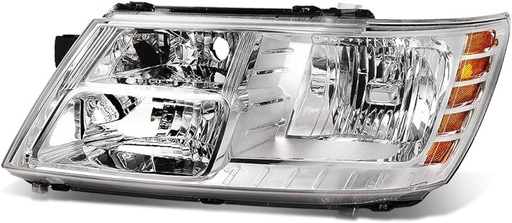 [CH2502222] [CH2502222] LT Headlamp assy composite DODGE JOURNEY 2009-2015: Chrome Trim