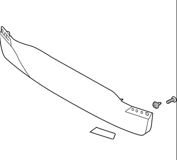 [87370-D3030-AS] [87370-D3030-AS] Molding Assembly Back Panel HYUNDAI TUCSON 2019-2020 TUCSON