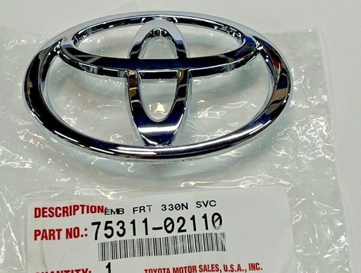 [75311-02110] Emblem, Radiator Grille TOYOTA COROLLA 2003-2008