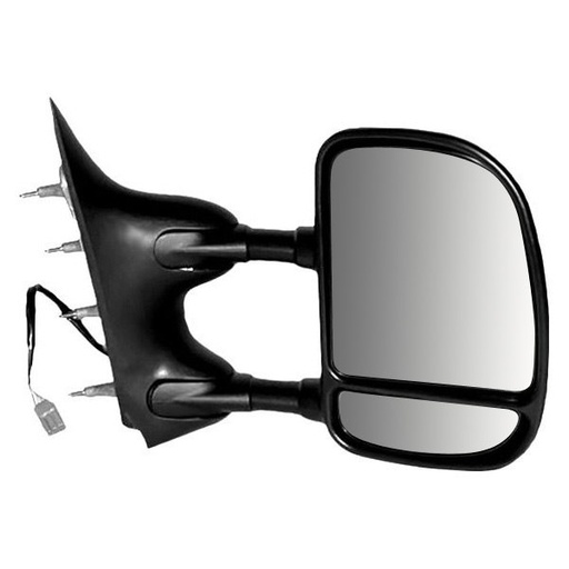 [FO1321237] [FO1321237] RT Mirror outside rear view FORD E-150 2003-2008; power remote; telescoping double swing