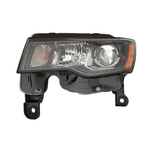 [CH2502309] LT Headlamp assy composite JEEP GRAND CHEROKEE 2017-2021; Std Type; Black