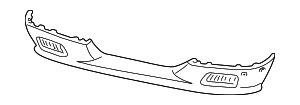 [MA1093102] Front bumper spoiler MAZDA B2500 1998-2000 (W/O Fog lamp)