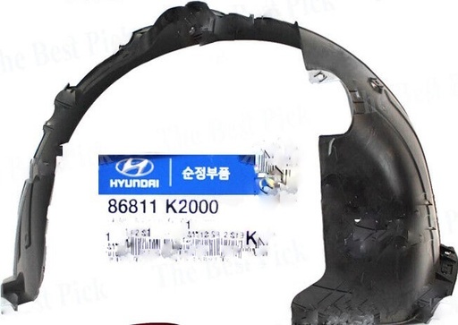 [86811-K2000] [86811-K2000] LT Front wheel guard assembly HYUNDAI VENUE 2020-2023