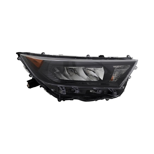 [TO2503274] RT Headlamp assy composite TOYOTA RAV4 2019-2021: LE; North America Built; Black Bezel