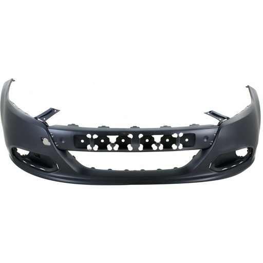 [CH1000A09] Front bumper cover DODGE DART 2013-2016: w/Tow Hook Hole; prime