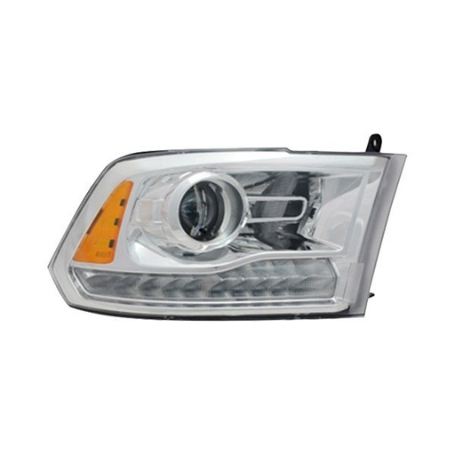 [CH2503244] [CH2503244] RT Headlamp assy composite DODGE RAM 1500 2013-2015; Halogen; Projector Type; To 12-14-14; Chrome Bezel