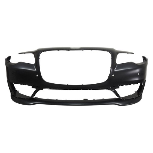 [CH1000A35] Front bumper cover CHRYSLER 300 2017-2022;S; w/Appearance Pkg; w/Parking Sensors; Type 1; 6 Sensor Holes; prime