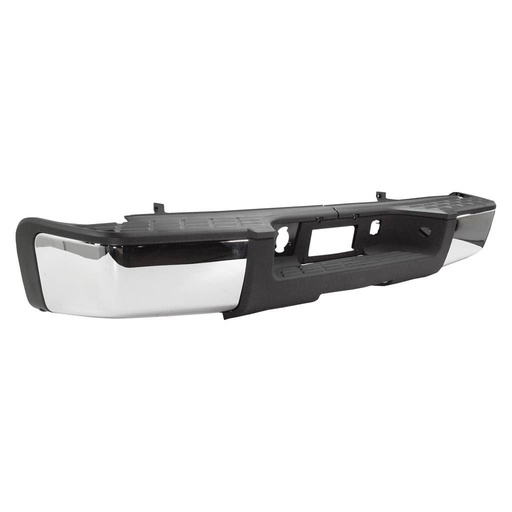 [GM1103147] [GM1103147] Rear bumper assembly GMC SIERRA & SILVERADO 2009-2013 ;w/o Rear Object Sensors; Chrome