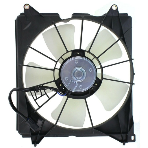 [HO3115162] LT Radiator cooling fan assy HONDA ACCORD 2013-2017; V6, 3.5L Sedan; 4 Cyl; Denso Brand; Motor/Blade/Shroud Assy