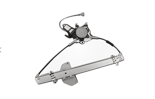 [MI1351109] RT Front door glass regulator MITSUBISHI MIRAGE 1997-2002; 4dr sedan; w/power