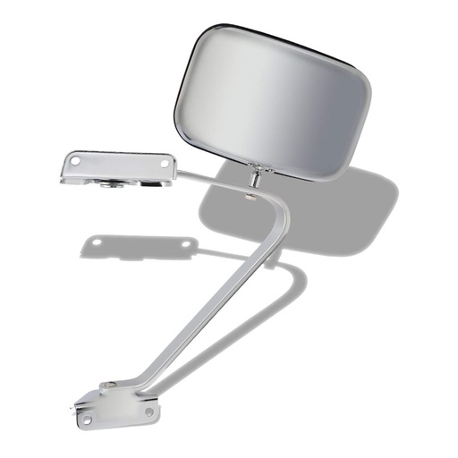 [FO1320102] LT Mirror outside rear view FORD F-150 1987-1991: swing lock; bright	