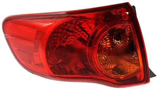 [TO2800175V] LT Taillamp TOYOTA COROLLA 2009-2010; Value Line